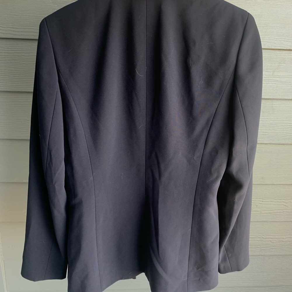 Vintage Ann Taylor Oversized Blazer in Navy Blue